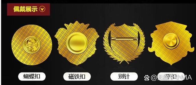 徽章后面的扣怎么拆