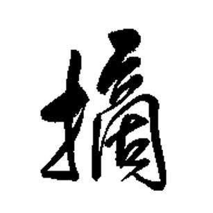 摘字怎么写好看图标