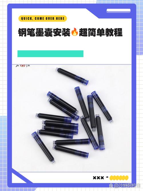老式钢笔的挤压墨囊坏了