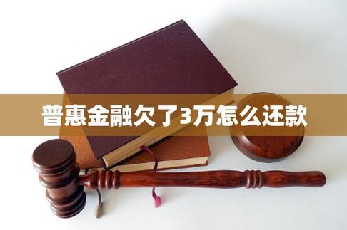 我刚在普惠金融贷了30000元