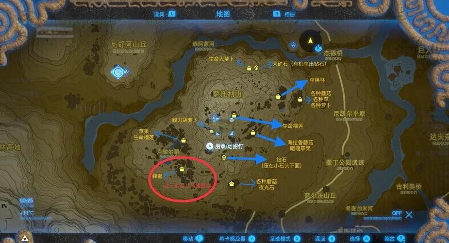 荒野之息萨托利山神庙位置