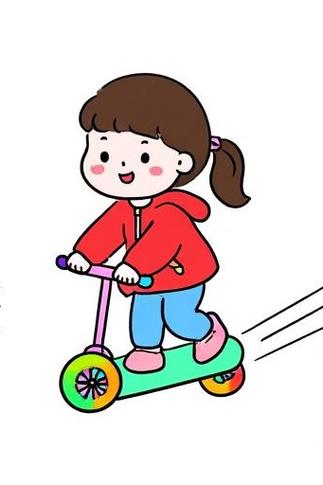 小朋友滑板车初学者教程视频