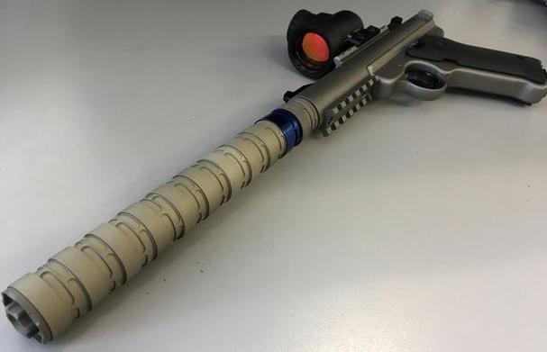 射灯枪用什么消音器好