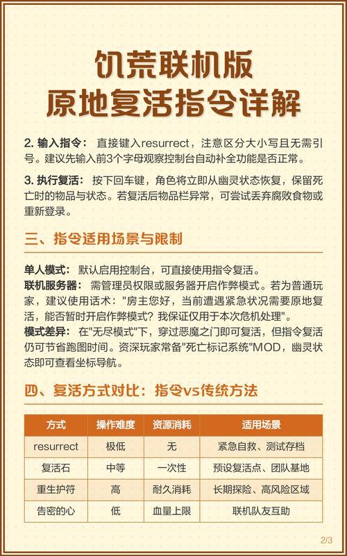 饥荒怎么输入指令复活