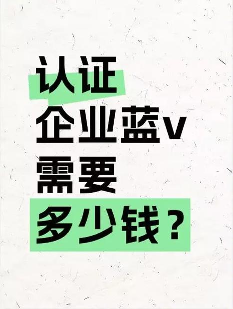 小红书蓝v认证
