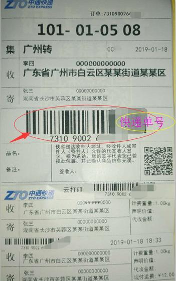 运单号在哪看