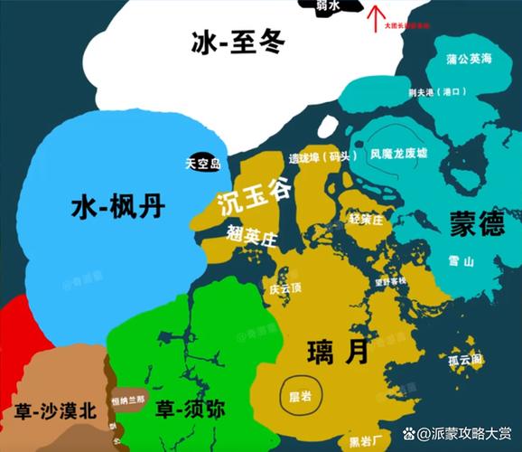 原神七国地图