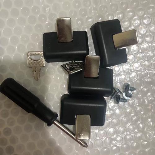 密码行李箱卡扣按不动图标