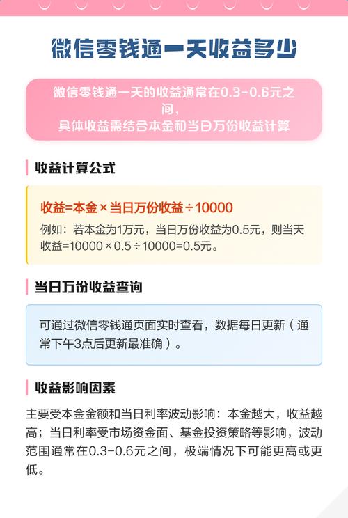 微信零钱通收益真的吗