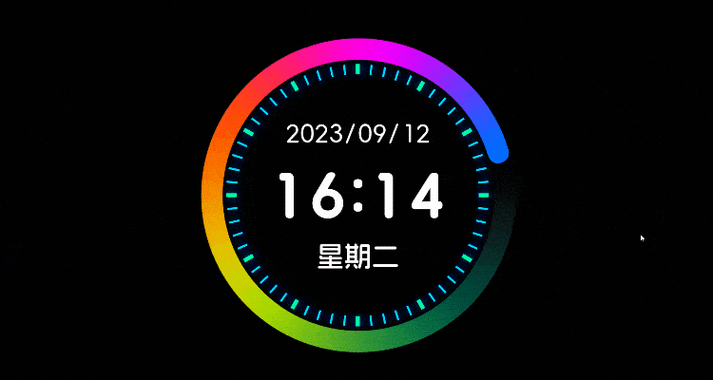 手机桌面时钟插件