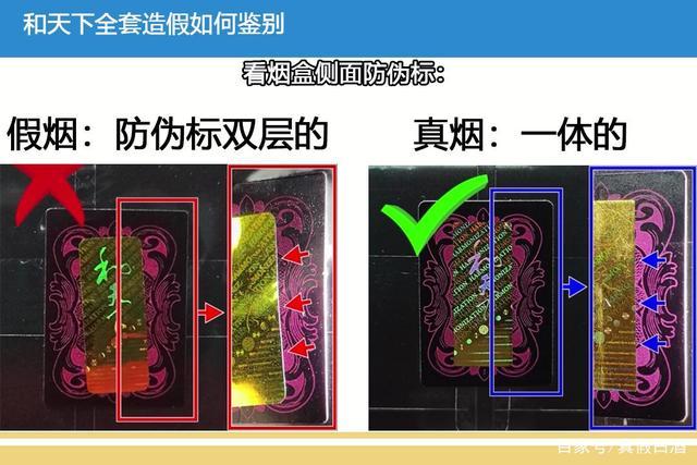 和天下的烟怎么鉴定一条的真假