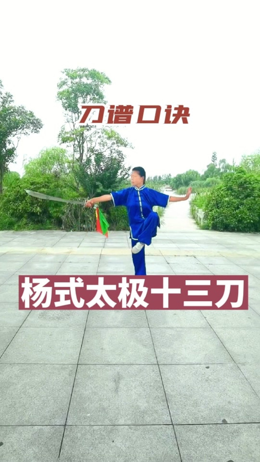 44式太极刀口令