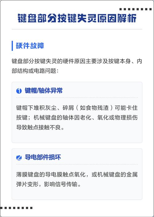键盘一部分按键失灵怎么办