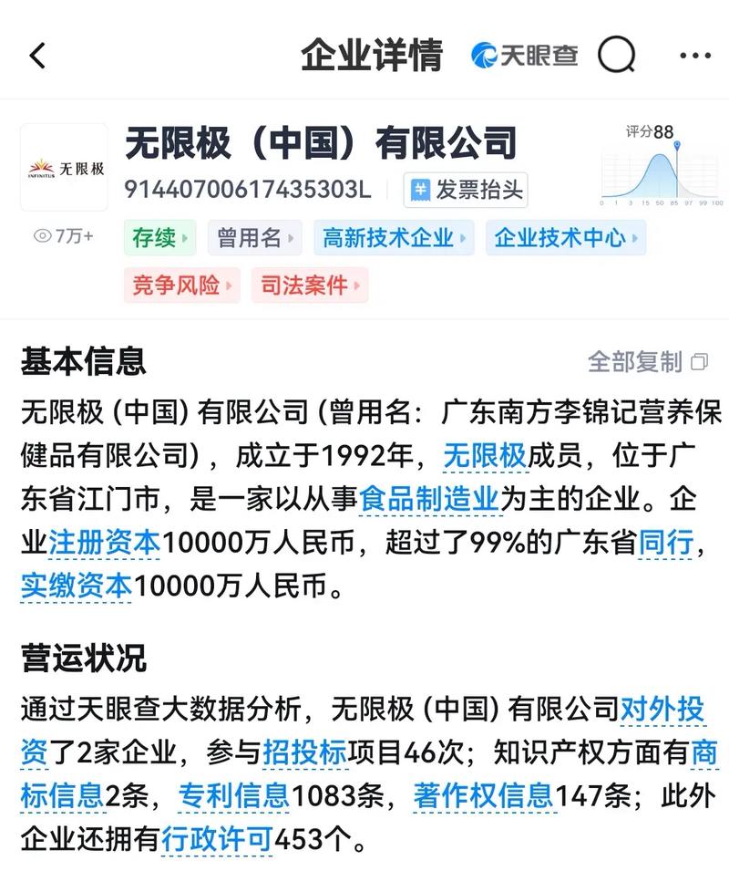无限极中国排名第几位