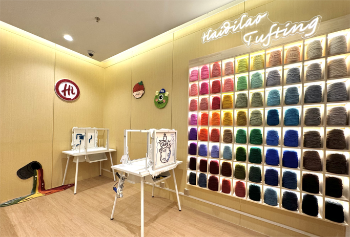 源源毛线店从上往下织毛衣