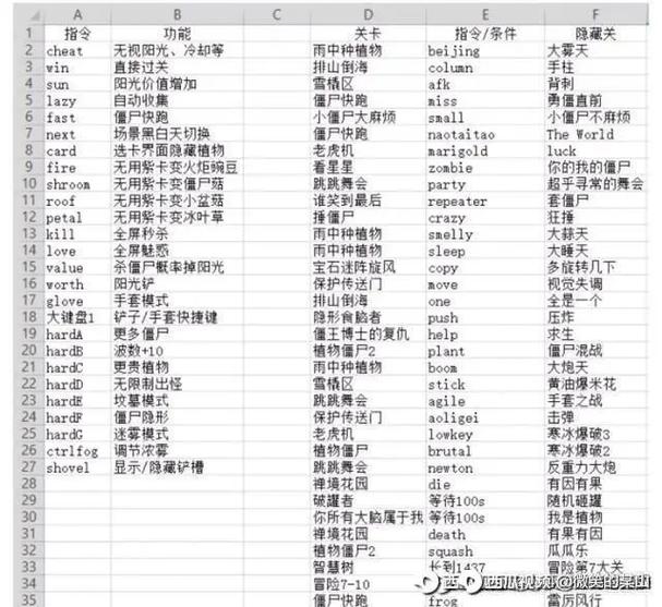 植物大战僵尸贝塔版指令怎么用