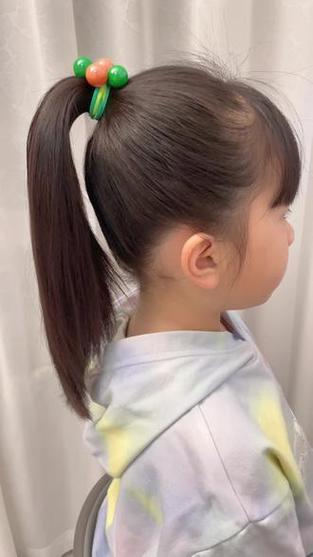 学生高马尾发型扎法