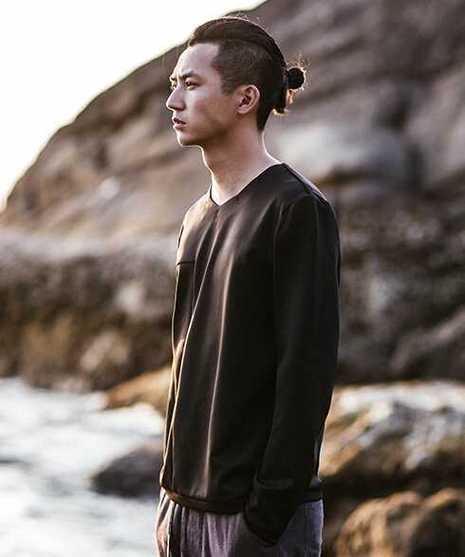男生刘海又能扎辫子