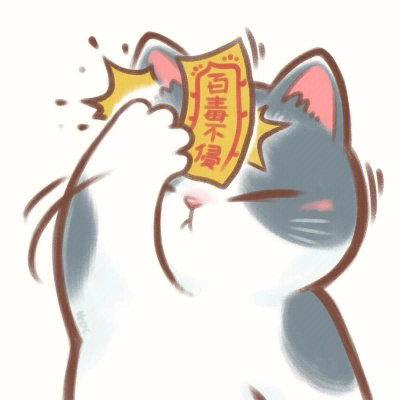 卡通小猫的头像