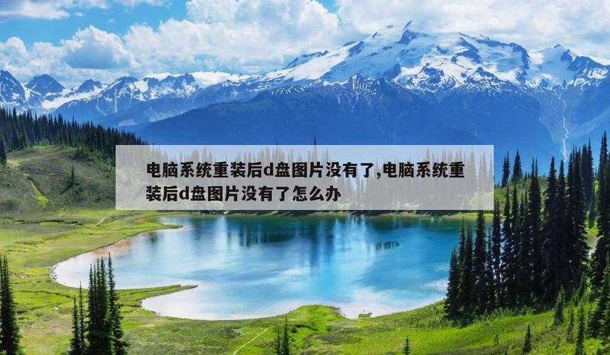 重装系统后没有d盘了