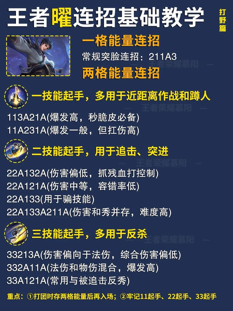 耀连招视频教学