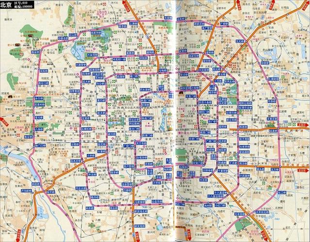 北京旅游地图缩略图