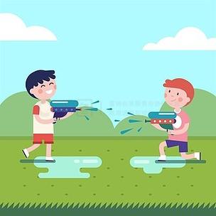 人体水枪游戏
