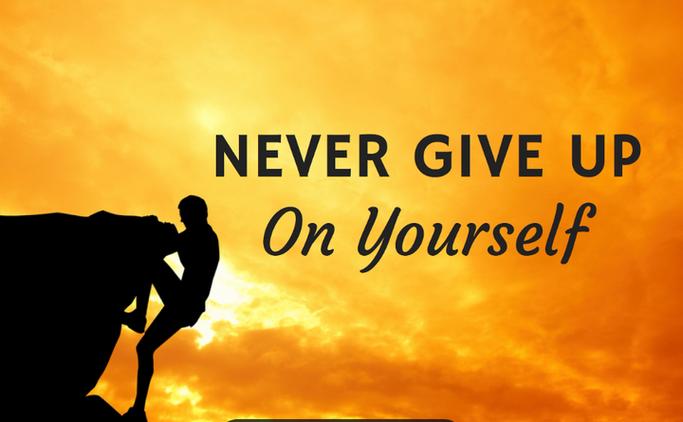 i never give up什么意思