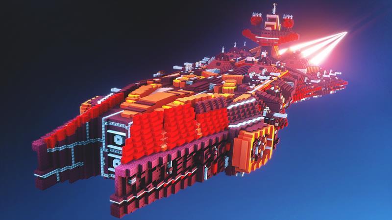 我的世界小型飞船建筑