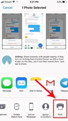 iPhone如何打印照片