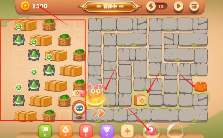 保卫萝卜3攻略集市32关怎么过