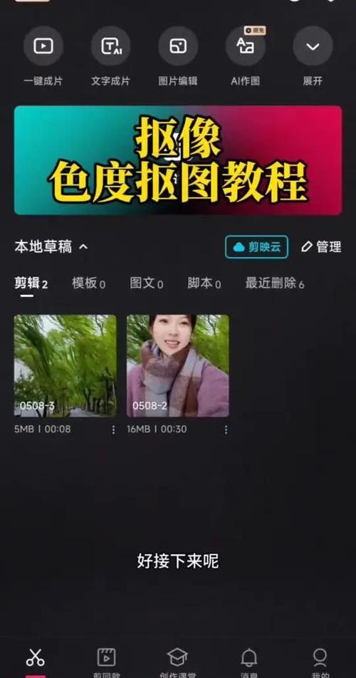 剪映怎么抠图
