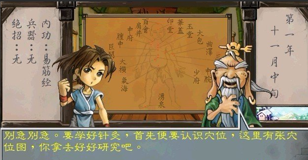 武林群侠传 穴位图