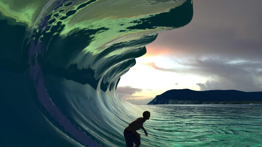 grow up surfing