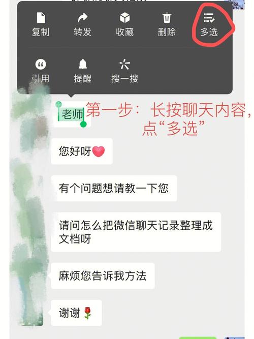 怎么把聊天记录整理成一个文件