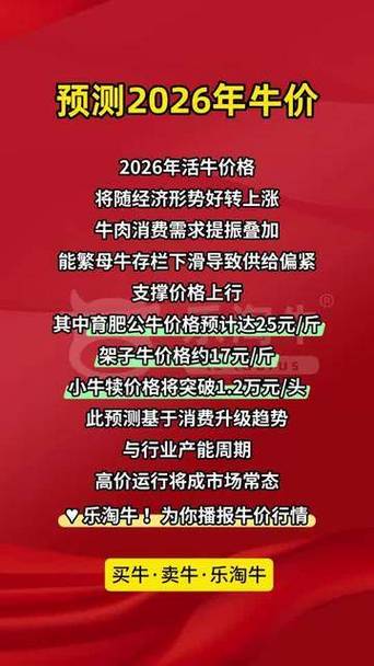 2026年活牛价格表
