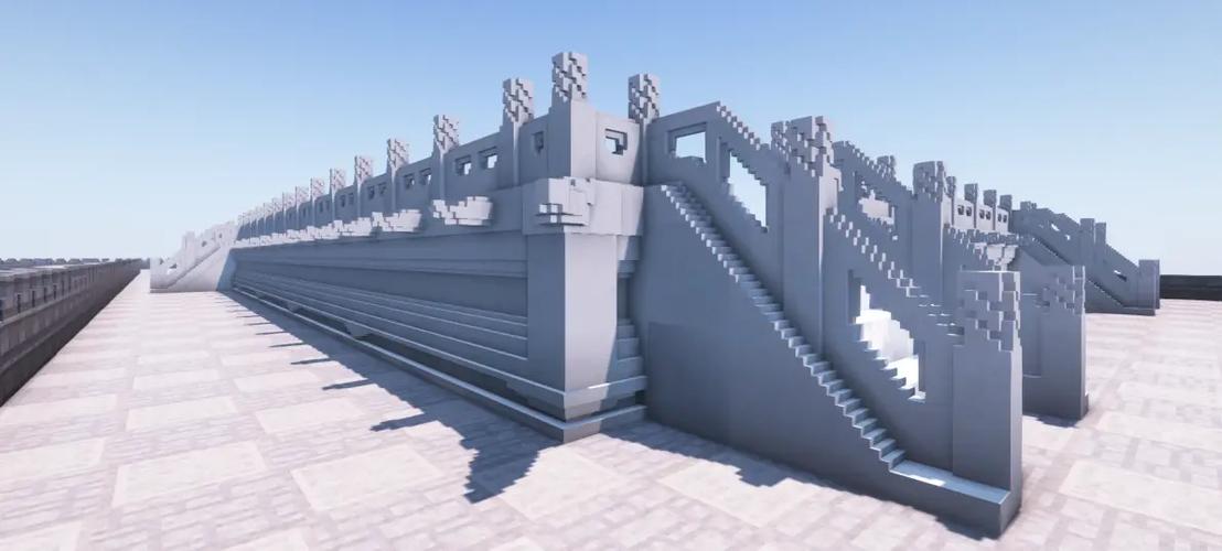 我的世界小方块搭建出来的建筑