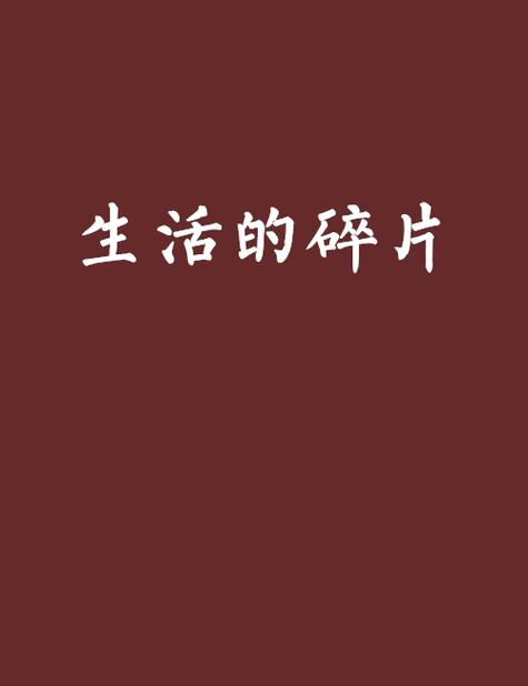 生活碎片的英文