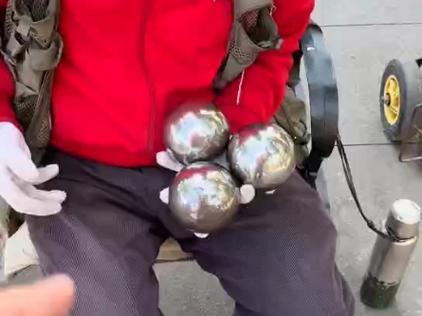 手转钢球的正确方法视频