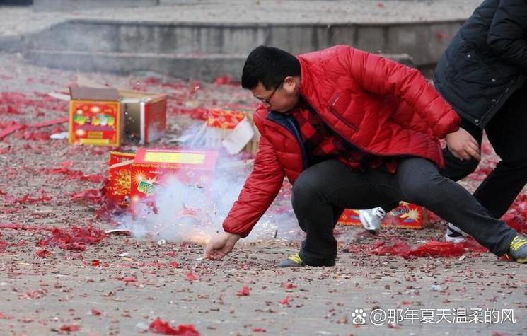 烟花怎么放
