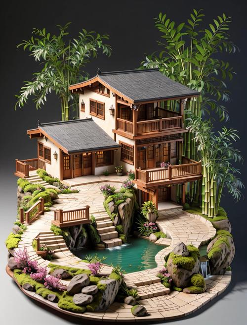 微缩古建筑