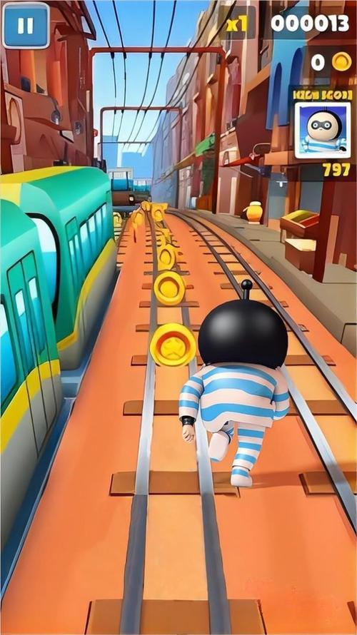 跑跑酷游戏截图