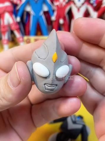 迪迦奥特曼手工粘土制作
