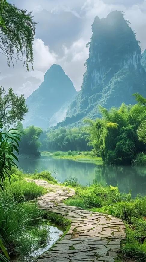 实景山水图片