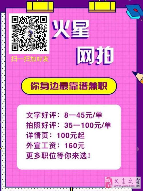 火星网拍兼职
