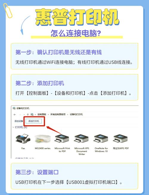 打印机添加端口