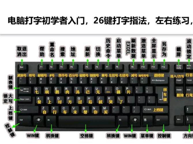 26个字母打字教程