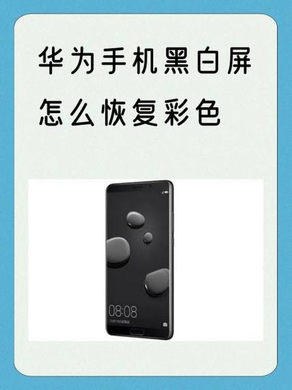 华为荣耀手机黑白屏怎么调回来