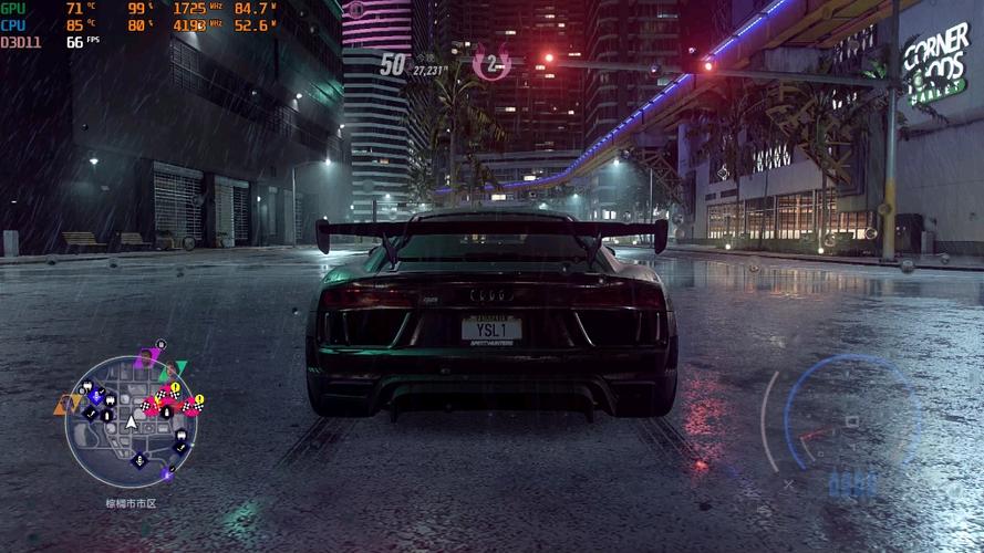 极品飞车21显示帧数