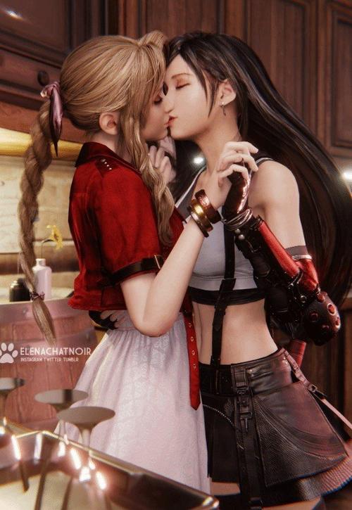 FF7重生爱丽丝接吻